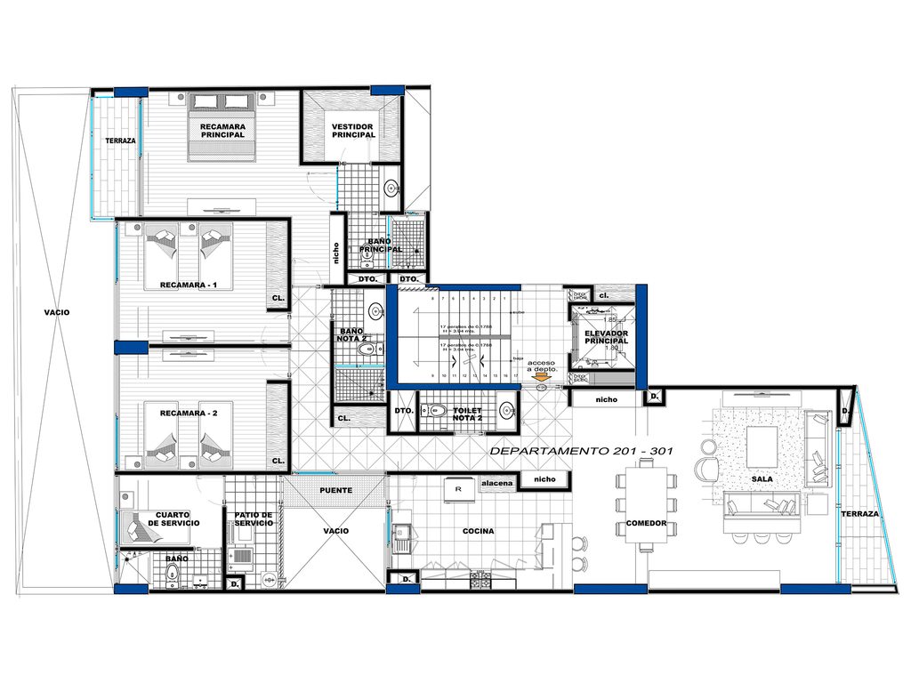 CORDOBANES 3 planta arquitectónica